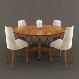 Medea table chairs